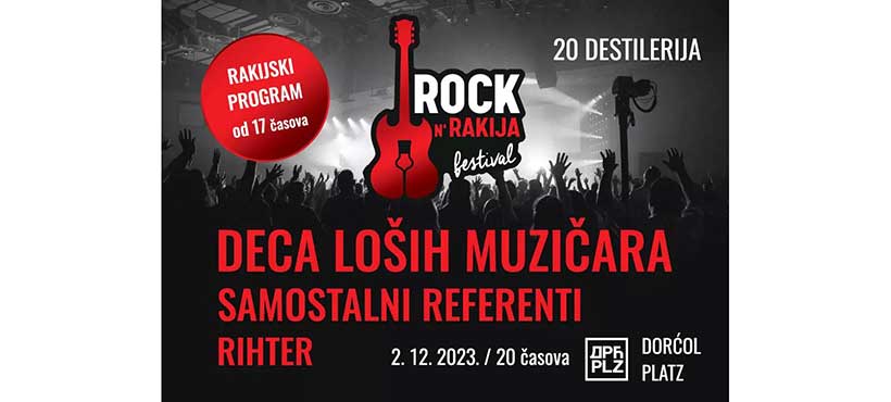 Rock n' Rakija festival na Dorćol Platz-u