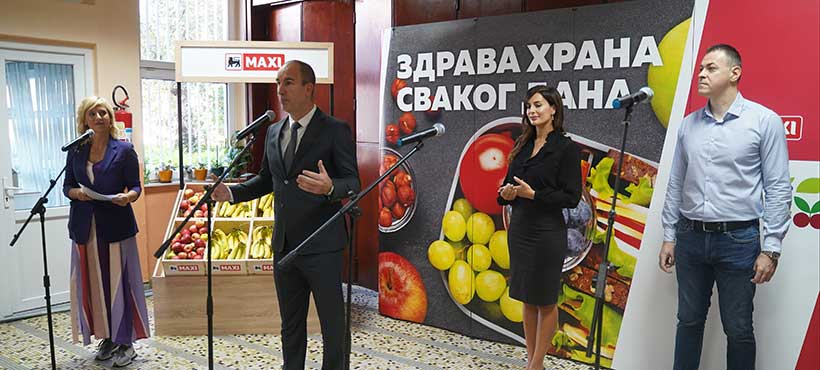 MAXI u saradnji sa Ministarstvom prosvete sprovodi školski edukativni program o značaju balansirane ishrane