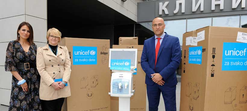 UNICEF isporučio respiratore zdravstvenim ustanovama na Jugu Srbije