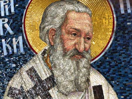 Mozaik Sveti patrijarh Pavle