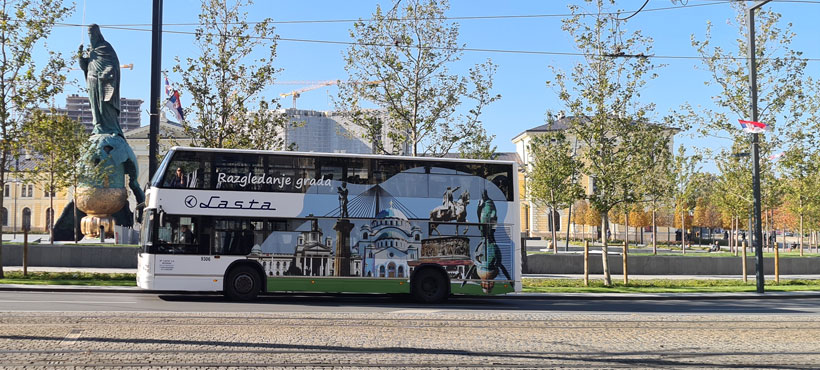 Panoramsko razgledanje Beograda iz zatvorenog autobusa