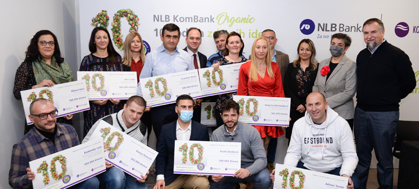 10. NLB KomBank Organic konkurs završen svečanom dodelom vrednih nagrada