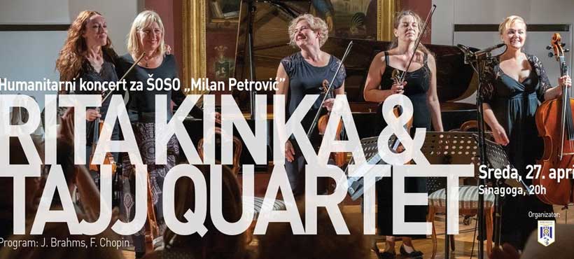 Koncert pijanistkinje Rite KINKE & Gudačkog kvarteta „TAJJ” u Novom Sadu