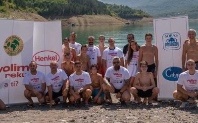 Čišćenjem Zavojskog jezera počela treća sezona Henkelovog projekta „Volim reku, a ti?”