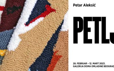 Izložba „Petlja” Petra Aleksića u Galeriji Doma omladine Beograda
