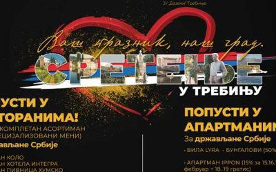 Brojne pogodnosti za stanovnike Republike Srbije u Trebinju za Sretenje